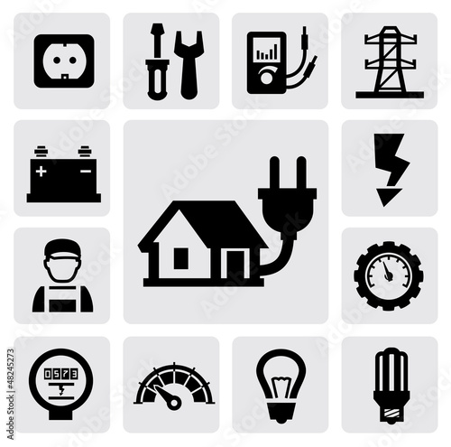 electricity icons