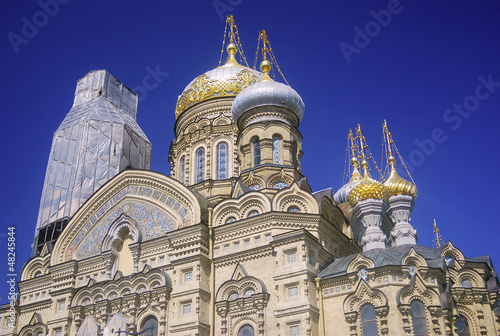 Old orhodox church. Saint-Petersburg, Russia. photo