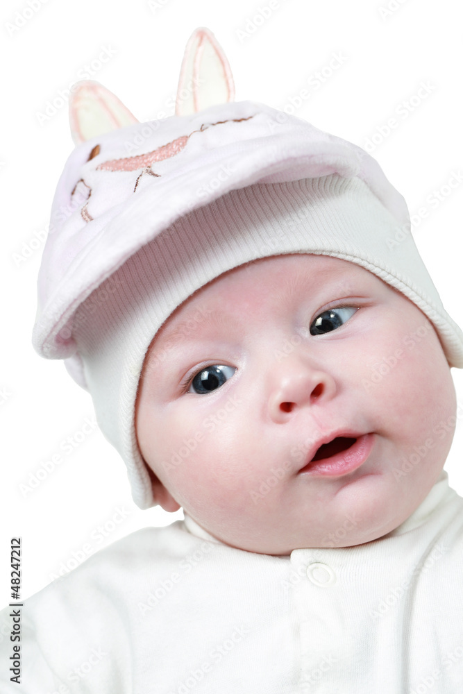 A cute little child. The baby could be a boy or girl A cute little child. The baby could be a boy or girl