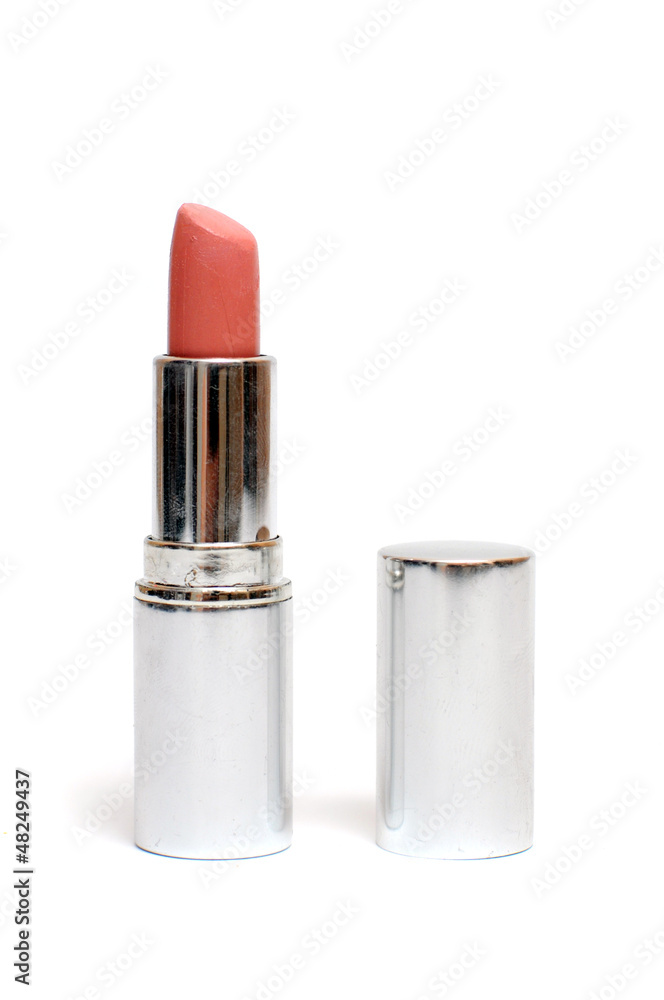 Red lipstick isolated on white background Red lipstick isolated on white background