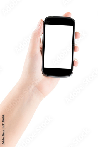 smartphone in hand