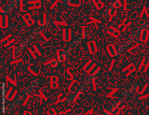 letters background