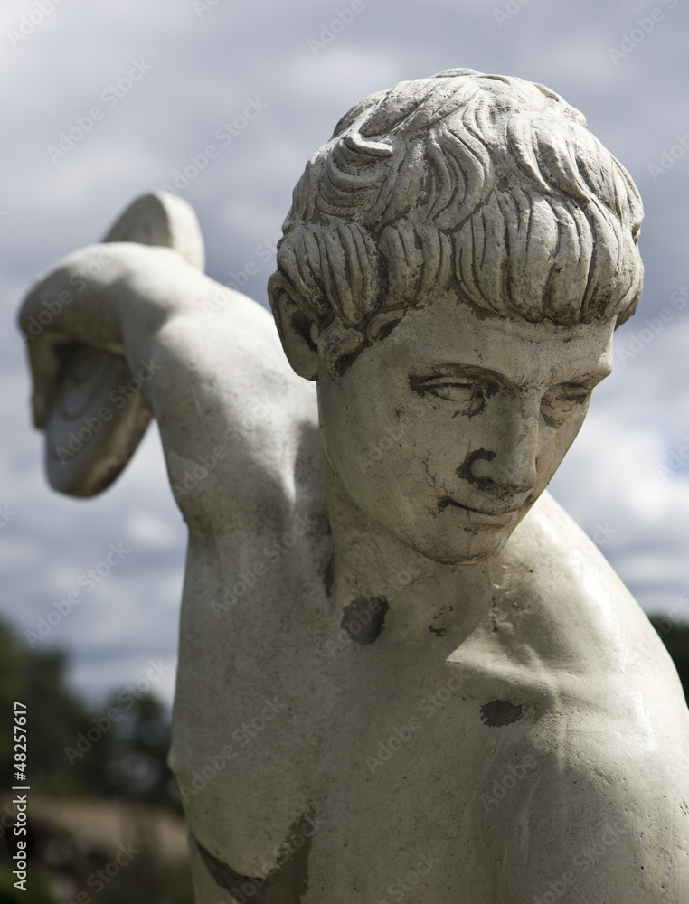Classic white statue of the Greek - obrazy, fototapety, plakaty 