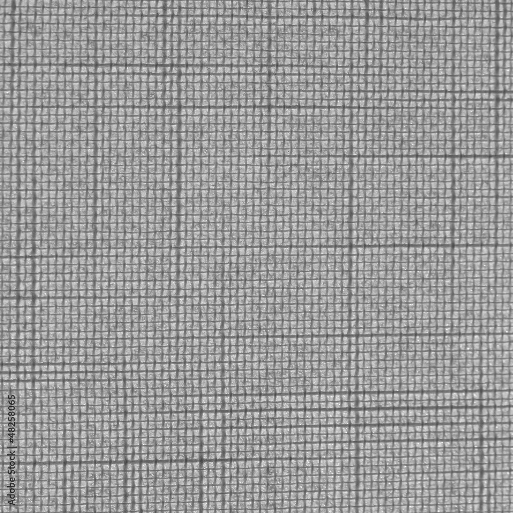 Fototapeta premium grey canvas texture striped background seamless grid pattern