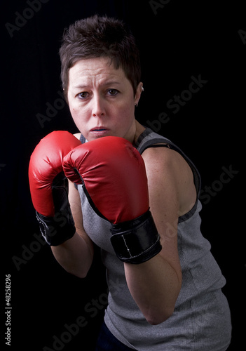 female boxer © djtaylor