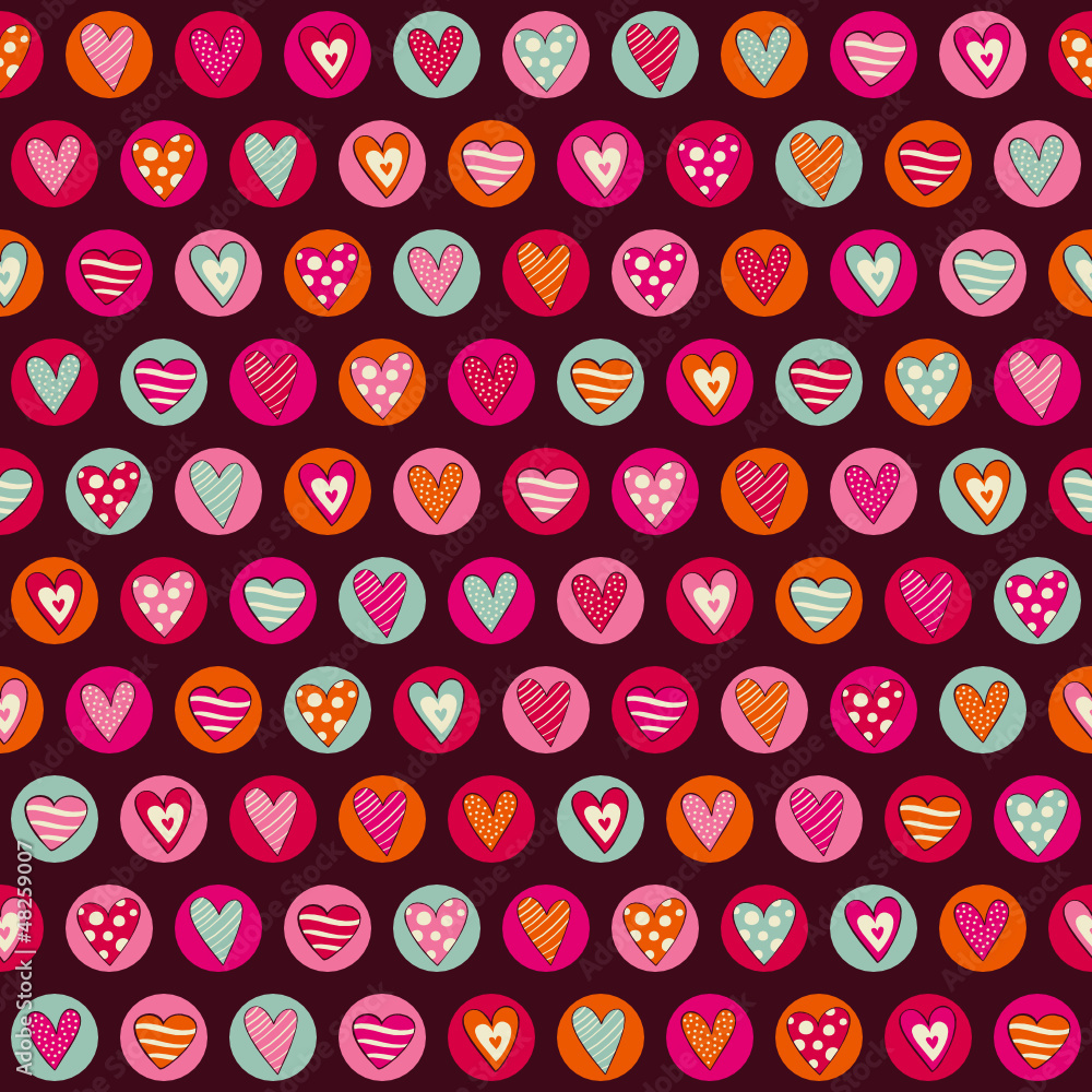 seamless heart pattern seamless heart pattern