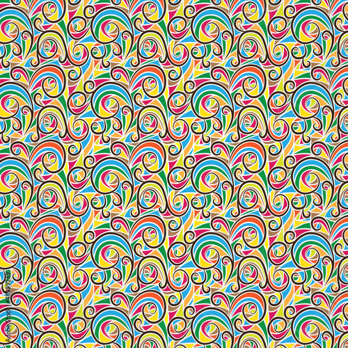 Colourful vintage pattern (background, texture)