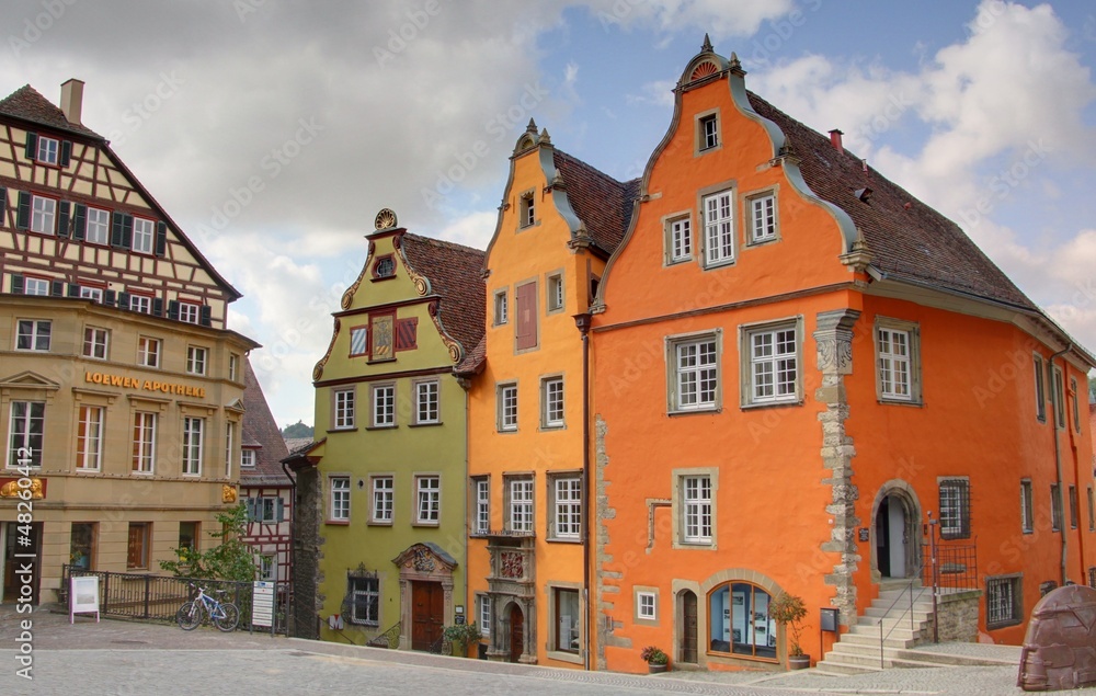 Naklejka premium immeubles allemands