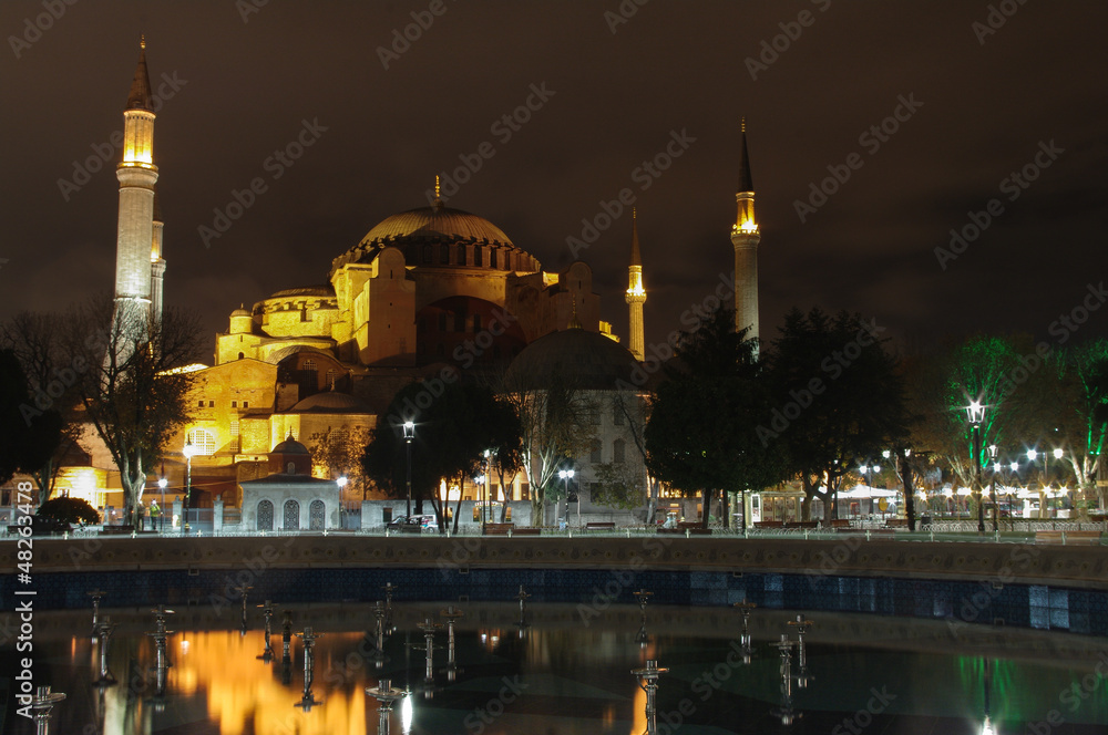 Hagia Sofia, Istambul, Turkey - obrazy, fototapety, plakaty 