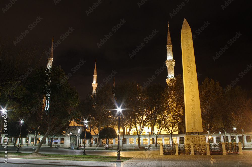 Sultanahmed Camii, Istambul, Turkey - obrazy, fototapety, plakaty 