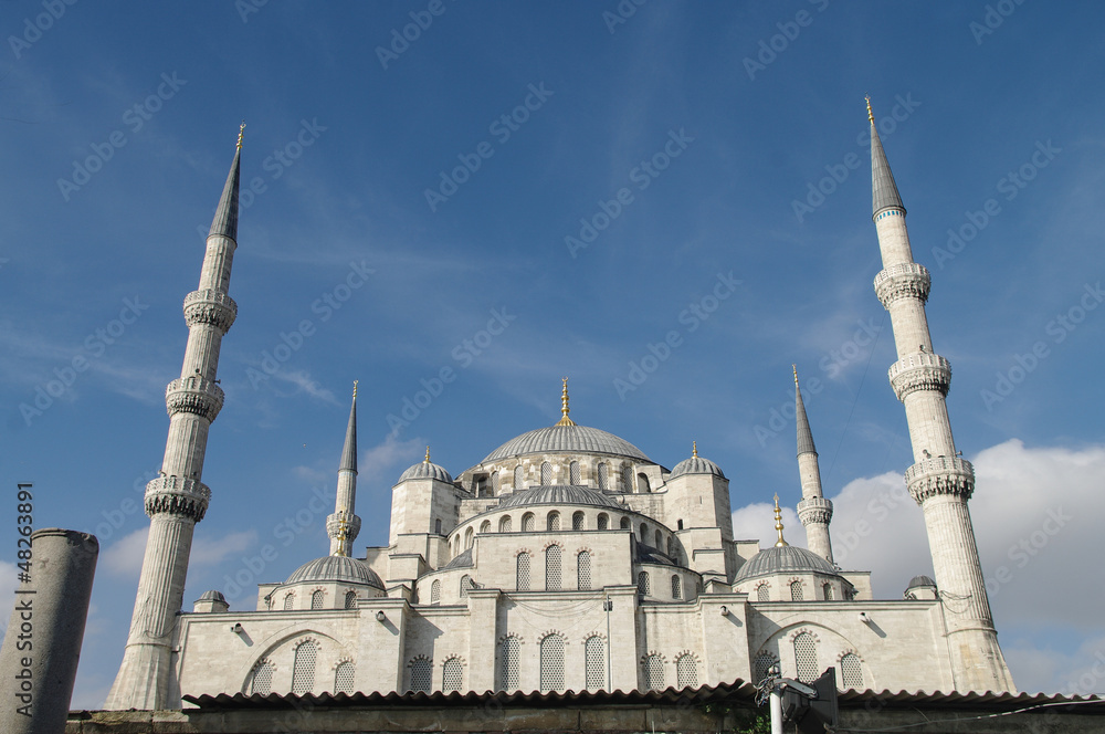 Bękitny meczet, Istambuł - obrazy, fototapety, plakaty 