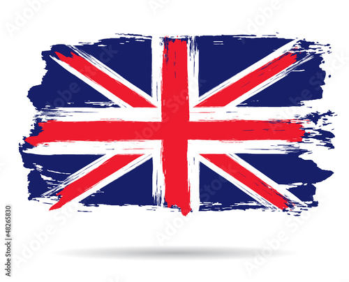 british flag grunge british flag grunge brush stroke watercolor