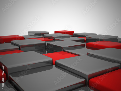 Abstract background of 3d blocks.