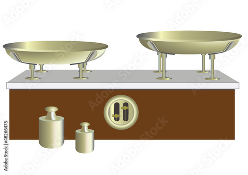 Balance and weights for food and diet