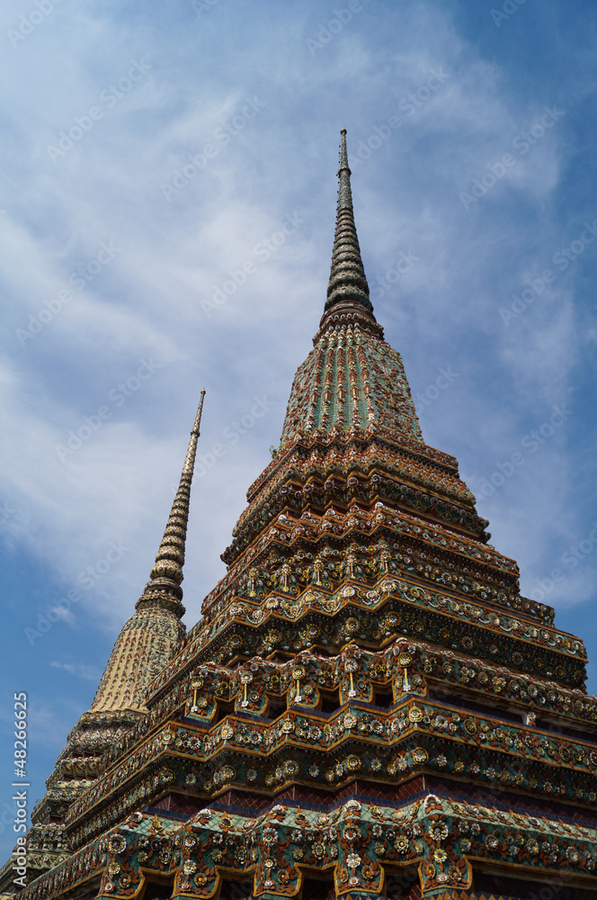 Pagoda pattern at Wat Pho