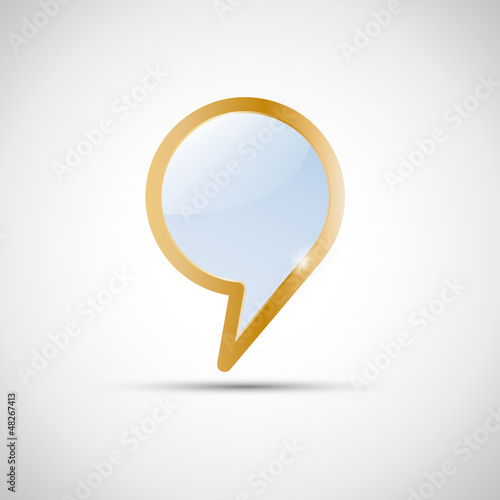 Golden Cover speech # Vector