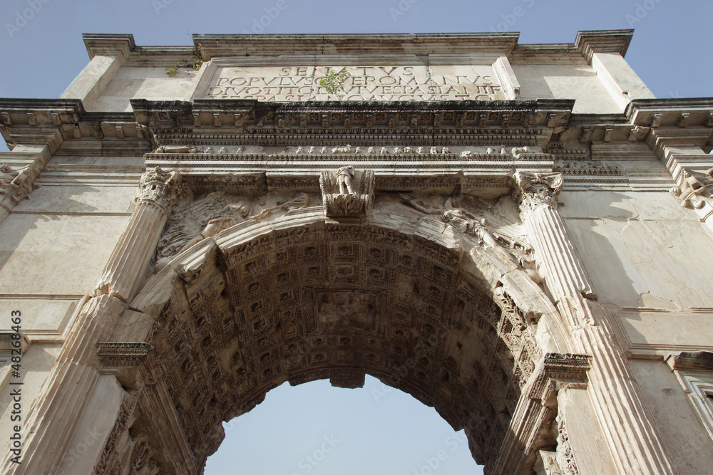 arch of Titus detail, Rome