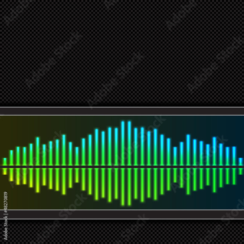 Equalizer background. EPS10 vector
