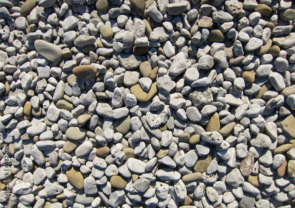 Sea stones background Sea stones background