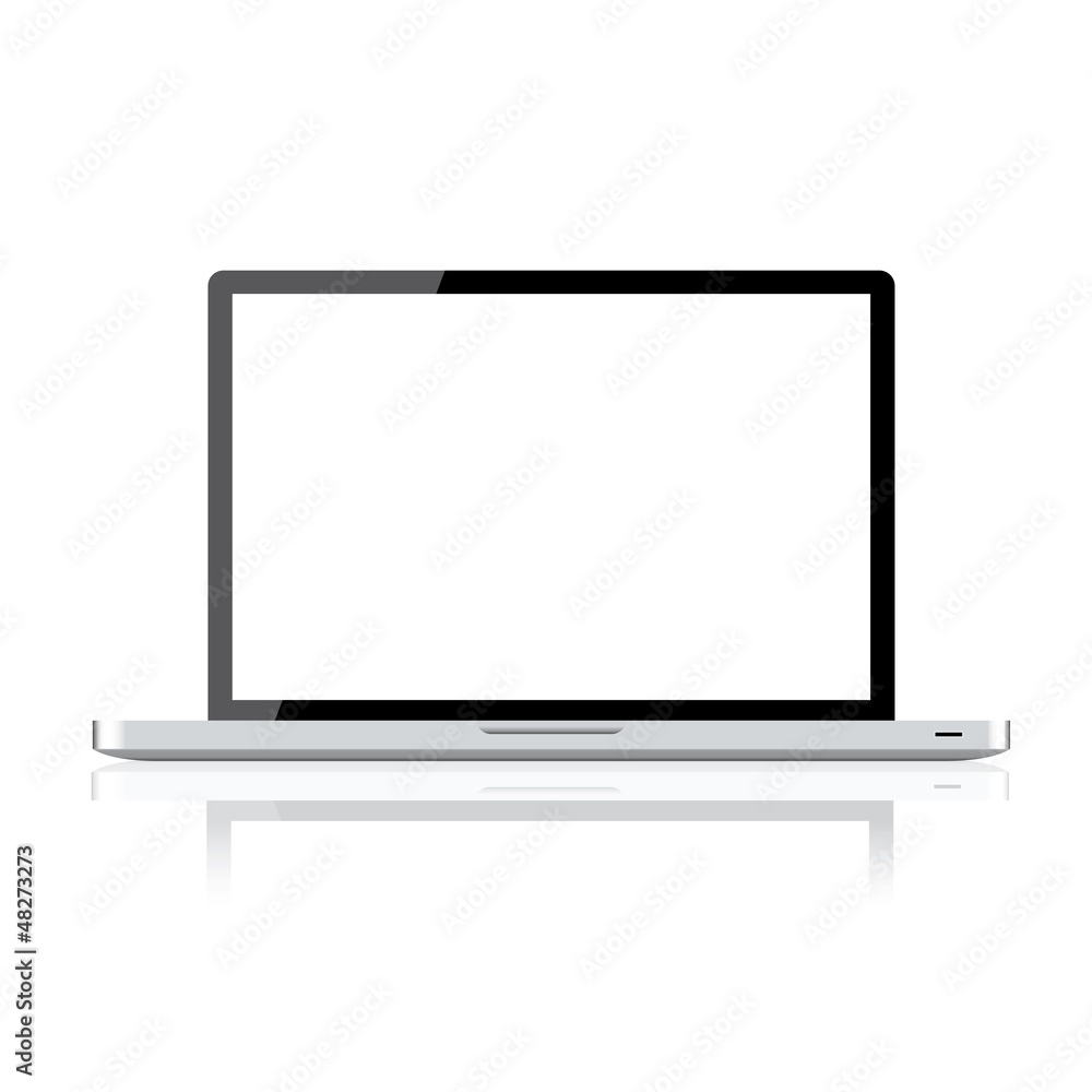 Laptop isolated on white background, clipping path included Laptop isolated on white background, clipping path included