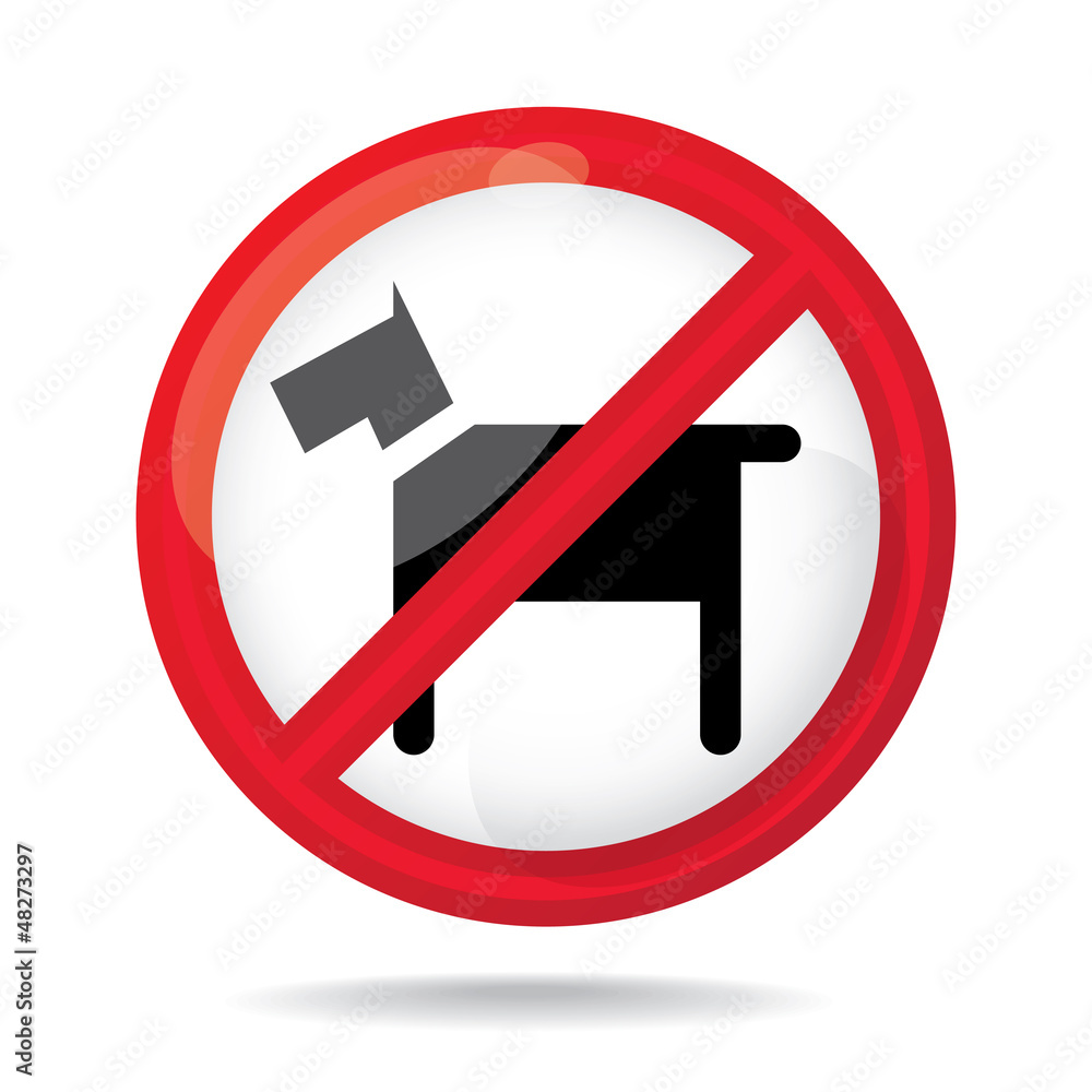 No dogs sign, do not allowed, illustration No dogs sign, do not allowed, illustration