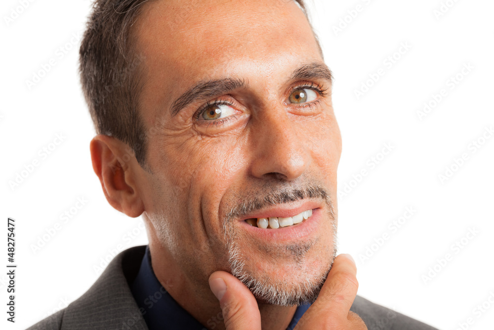 Fototapeta premium Smiling businessman portrait