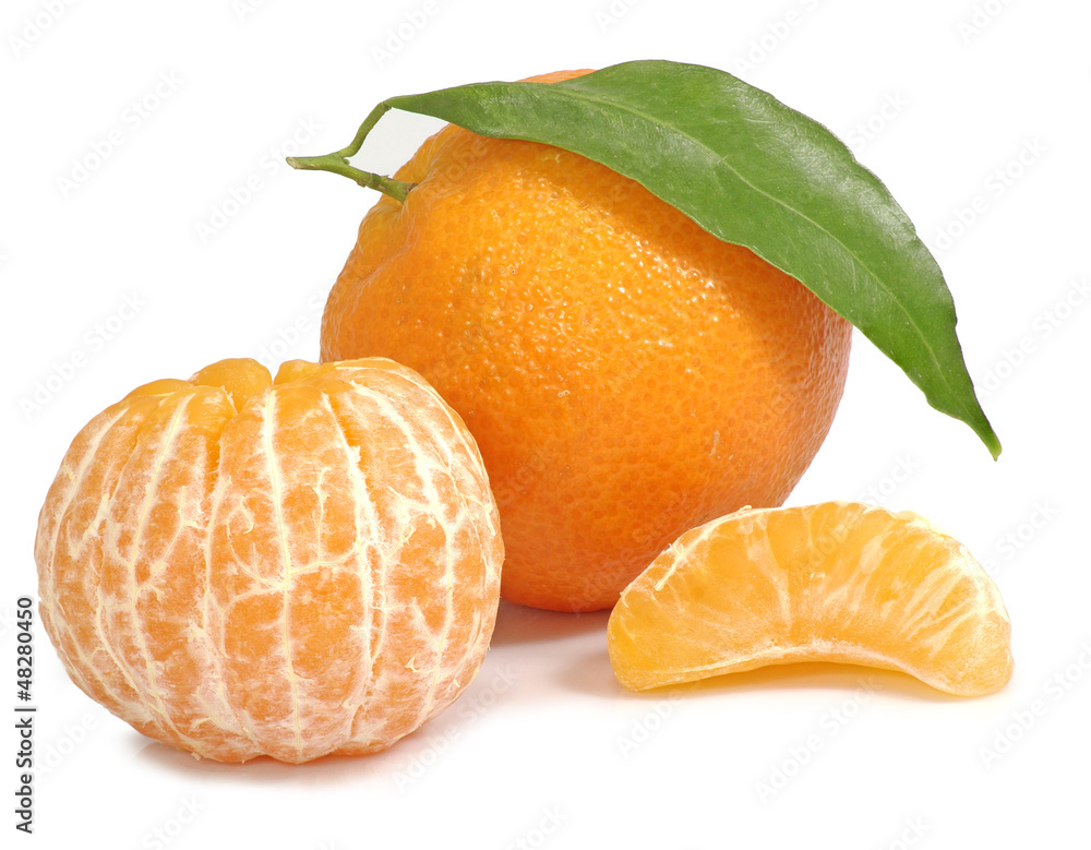 tangerines isolate tangerines isolate