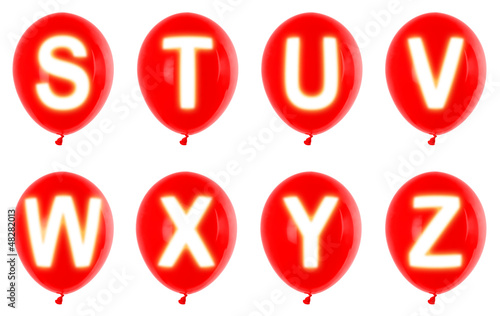 red balloons S-Z