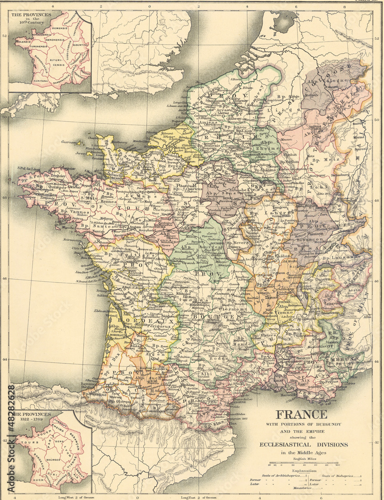 Obraz premium old map