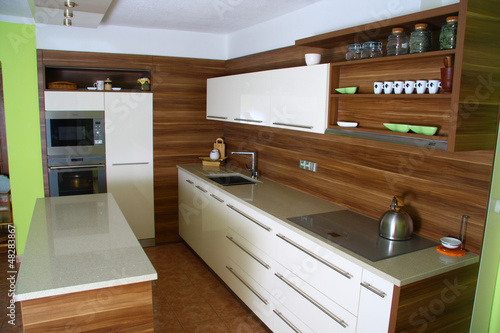 Modern wood kitchen