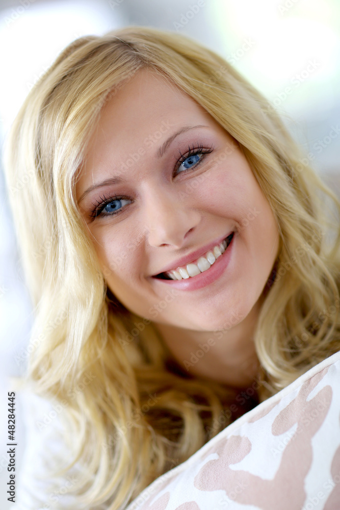 Portrait of beautiful blond woman Portrait of beautiful blond woman