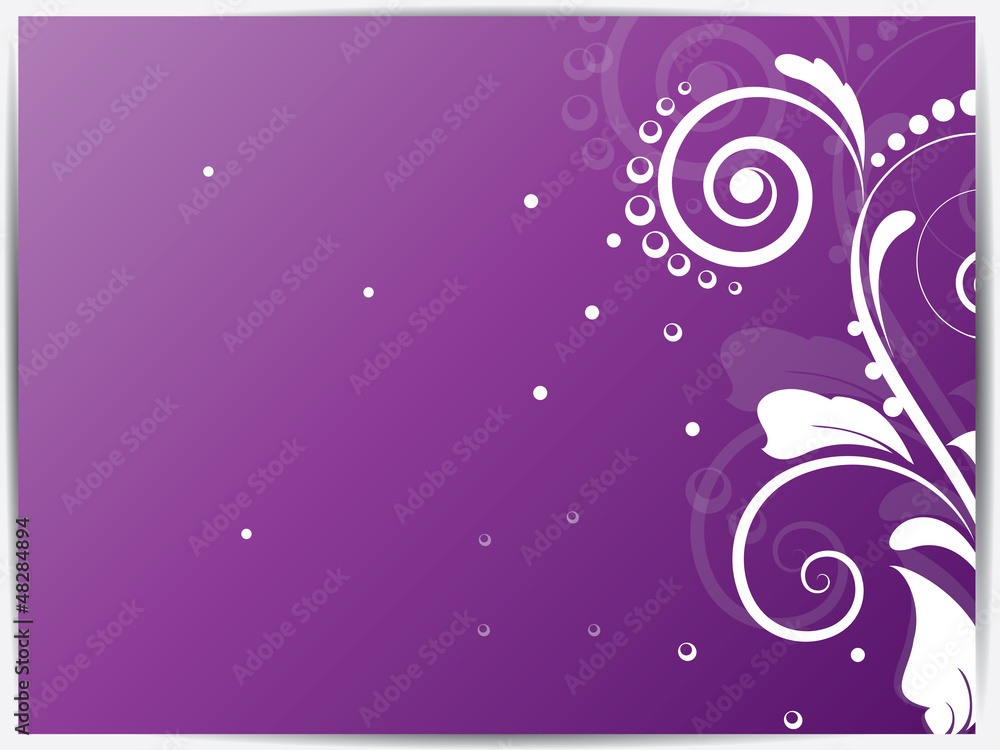 Abstract floral background for design with swirls Abstract floral background for design with swirls