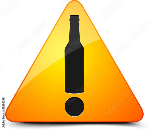 Beer Hazard Sign