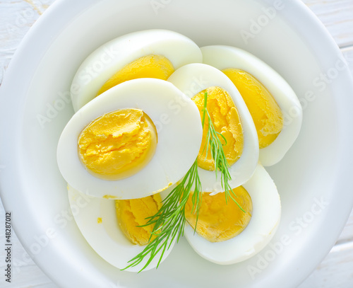 boiled eggs photo