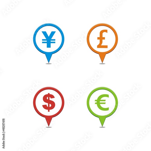 currency map pointers