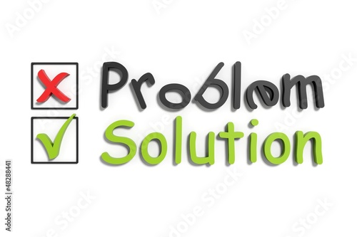 Tick and cross problem and solution