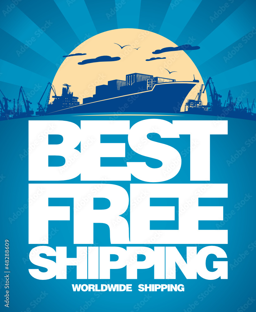 Best free e shipping design template. 