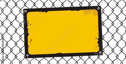 Sign fence