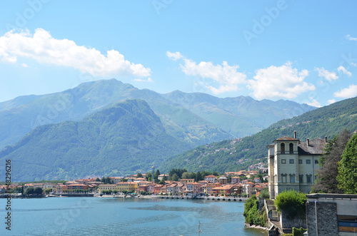 Gravedonna town at the famous Italian lake Como © HappyAlex