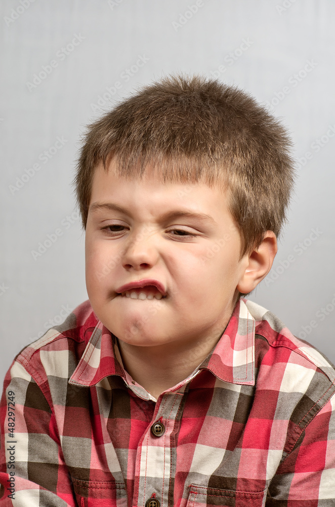 child making ugly faces 13 child making ugly faces 13