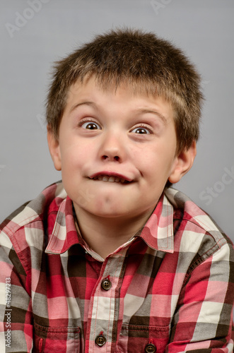 child making ugly faces 11