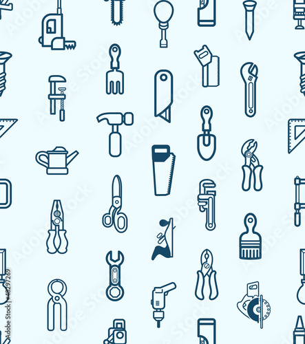 Seamless tool icon background