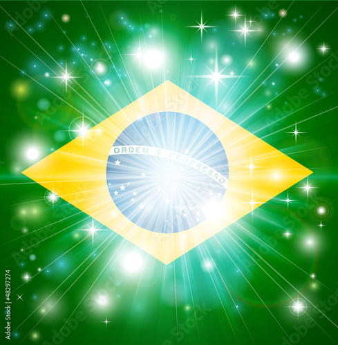 Brazilian flag background