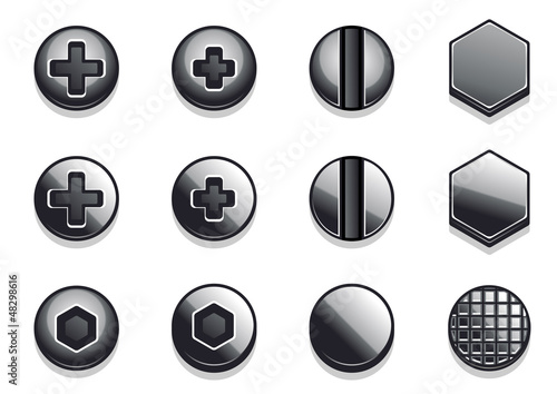 vector bolts and rivets