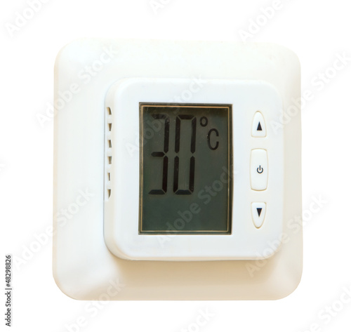 heating and cooling digital wall panel display
