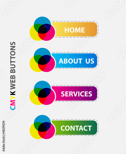 cmyk web button