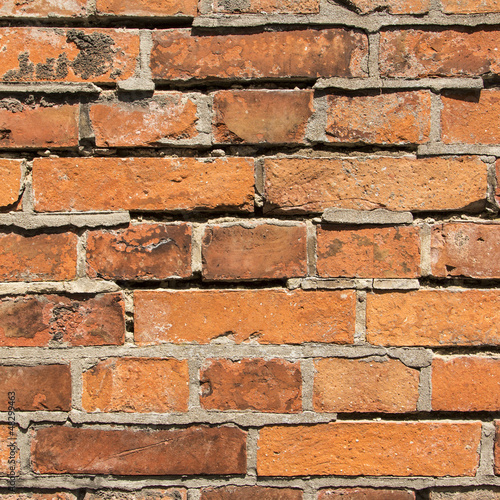 background with red brick wall