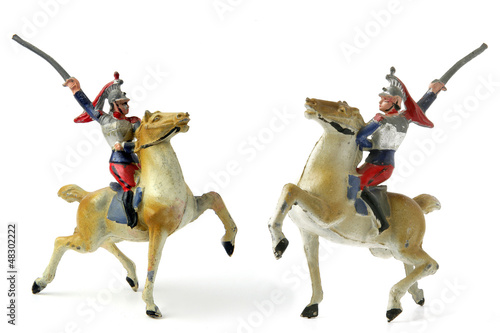 Toy knights on horses © auremar