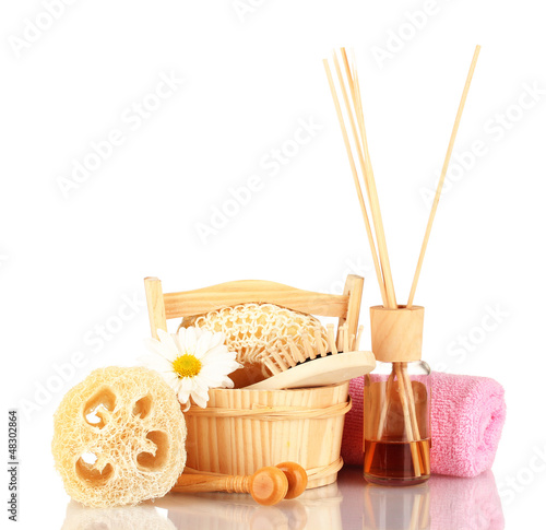Obraz na płótnie Loofah isolated on white