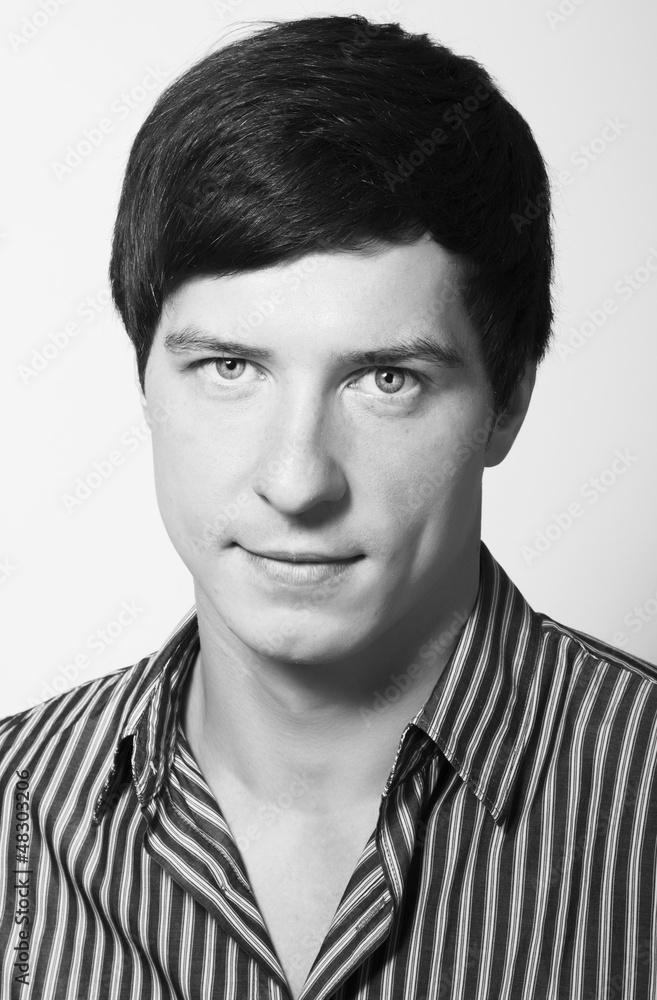 Portrait of young business man manager smiling Portrait of young business man manager smiling